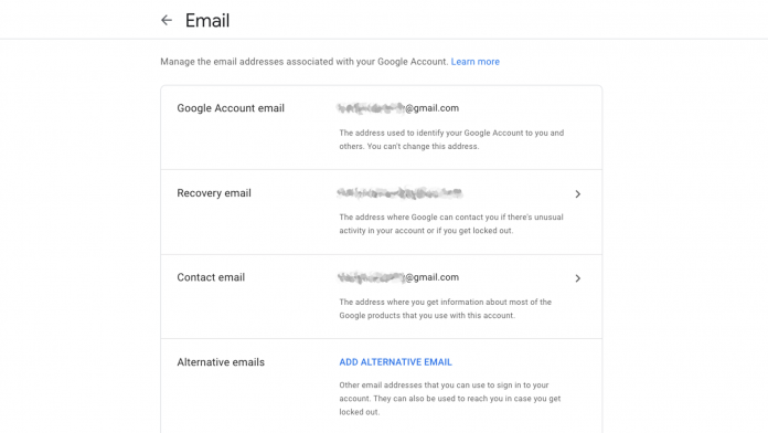 How to change gmail id