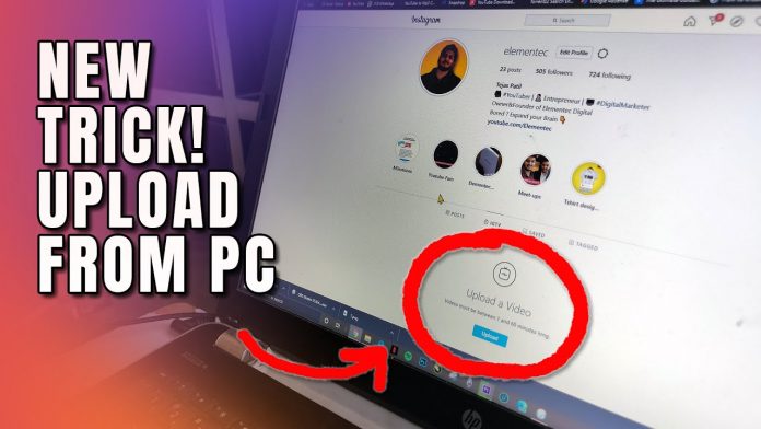 How to post on Instagram from PC?