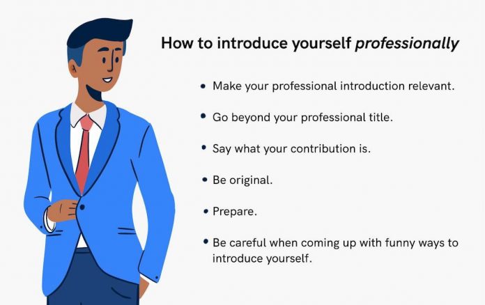 How to introduce Yourself